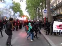 Paris: Protesters clash with police on evening of French presidential election