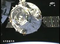 Watch unmanned Chinese cargo ship Tianzhou-1 dock with space lab