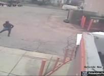 Suspect caught on camera doing stretches before robbing Philadelphia Dunkin Donuts