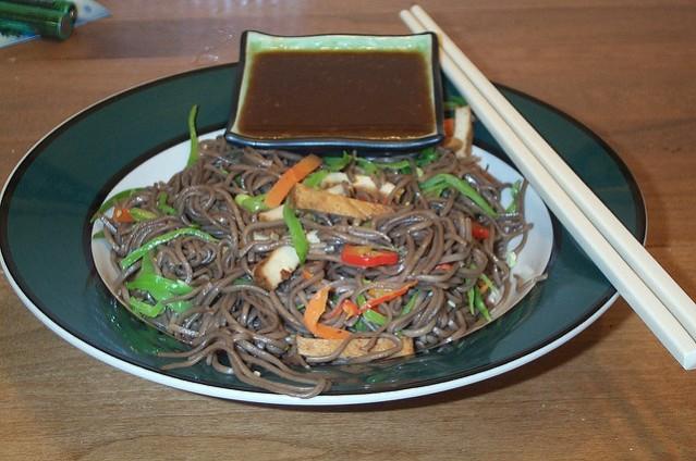 Buckwheat noodle salad Buckwheat