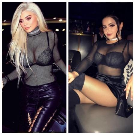 Ariel Winter (R), Kylie Jenner (L) Ariel Winter and Kylie Jenner