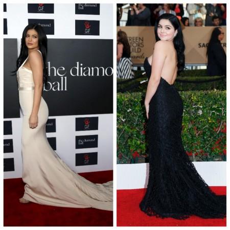 Ariel Winter (R), Kylie Jenner (L) Ariel Winter and Kylie Jenner