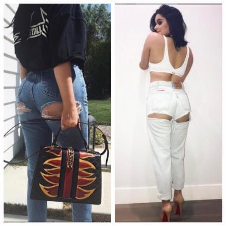 Ariel Winter (R), Kylie Jenner (L) Ariel Winter and Kylie Jenner