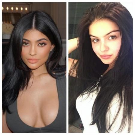 Ariel Winter (R), Kylie Jenner (L) Ariel Winter and Kylie Jenner