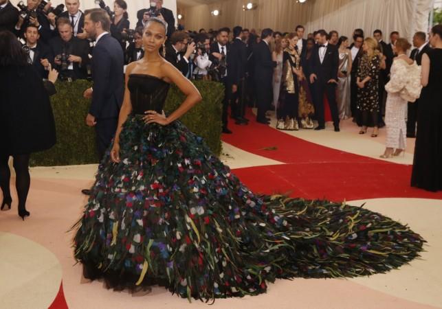 Zoe Saldana at 2016 Met Gala Zoe Saldana at 2016 Met Gala