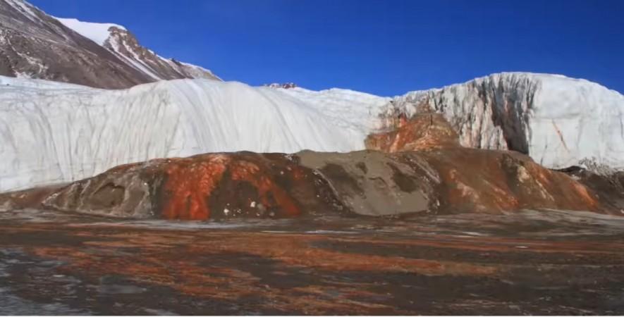 The century-old mystery about Antarctica's Blood Falls is finally revealed by the scientists. Antarctica, Blood Falls, environment, mystery,