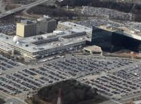 An aerial view of the National Security Agency (NSA) headquarters in Ft. Meade, Maryland, U.S.
