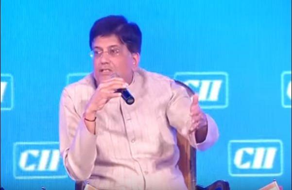 In picture: Piyush Goyal speaks at the Confederation of Indian Industry (CII) Annual Session 2017 in New Delhi on Friday, April 28, 2017. Piyush Goyal
