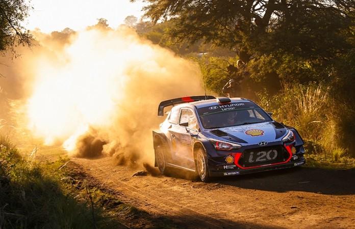 Thierry Neuville driving his Hyundai i20 Coupe Thierry Neuville