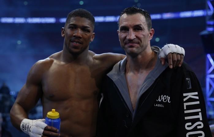 Anthony Joshua and Wladimir Klitschko. Wladimir Klitschko, Anthony Joshua, Alexander Povetkin, Anthony Joshua looking to dominate heavyweight division, Deontay Wilder, Tyson Fury, Joseph Parker, boxing news