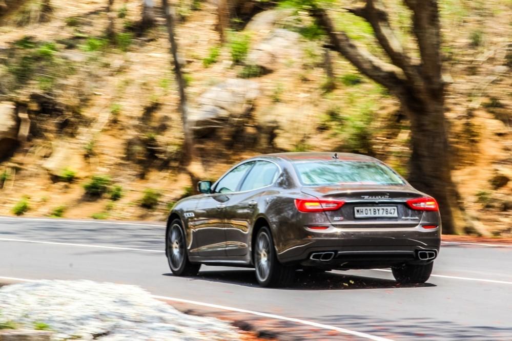 The Ferrari sourced 3.8-litre V8 petrol mill generates 530hp and 650Nm of torque in the GTS version Maserati Quattroporte