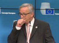 Juncker jokes about food at dinner with Theresa May