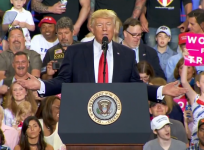 Trump blasts media at 100th day rally in Pennsylvania