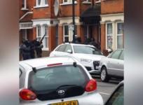 Eyewitness captures police firing guns in London anti-terror raid