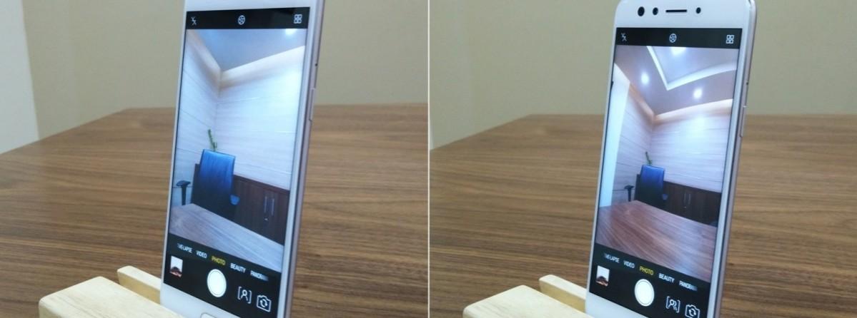 OPPO F3 Camera: On right you see wide-angle lens covering a larger landscape OPPO F3 Review