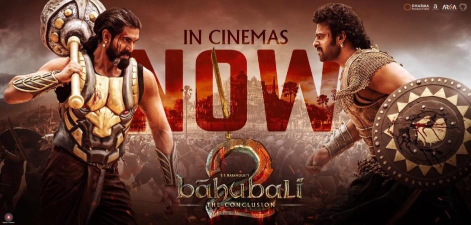 Rana Dagguabati and Prabhas in Baahubali 2. Baahubali 2, Bahubali 2, kerala box office