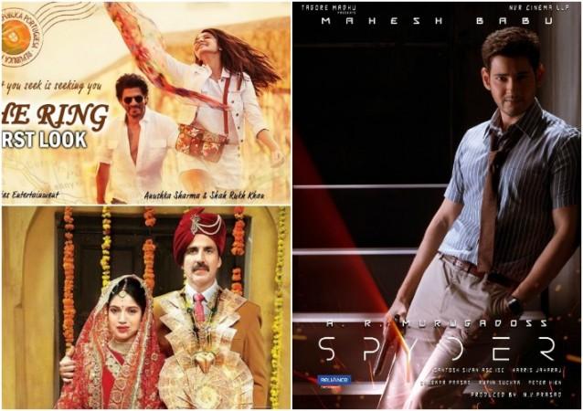 Mahesh Babu's SPYder, Shah Rukh Khan's The Ring and Akshay Kumar's Toilet Mahesh Babu, Spyder, Shah Rukh Khan, The Ring, Akshay Kumar, Toilet