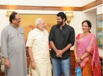 Prabhas with Narendra Modi