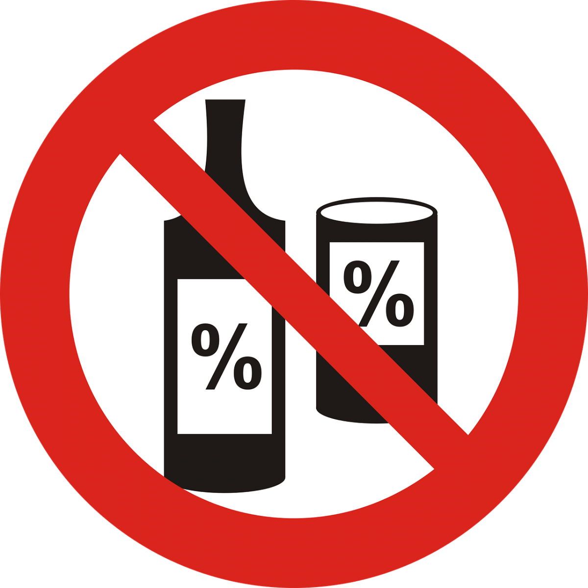 No alcohol