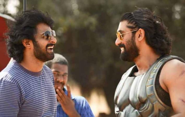 Prabhas and Rana Daggubati on Baahubali 2 sets Prabhas on Baahubali 2 sets
