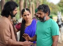Prabhas on Baahubali 2 sets