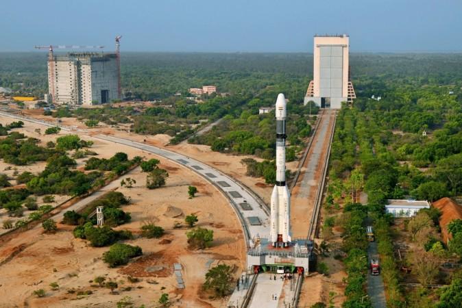 Panoramic View of GSLV-F06 being moved to Launch Pad Panoramic View of GSLV-F06 being moved to Launch Pad
