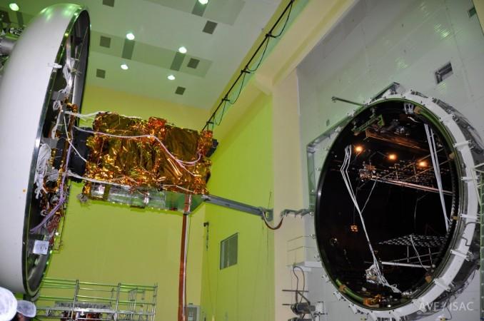 GSAT-9 being Prepared for thermovac test GSAT-9 being Prepared for thermovac test
