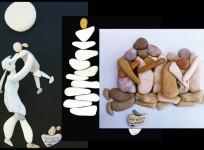 Heartbreaking effects of Syria war in pebble art