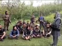 Hizbul Mujahideen cadres in South Kashmir