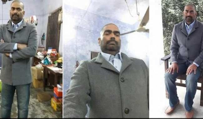 A composite picture shows the selfies Mohammad Shahabuddin had put up from jail in January this year. Mohammad Shahabuddin