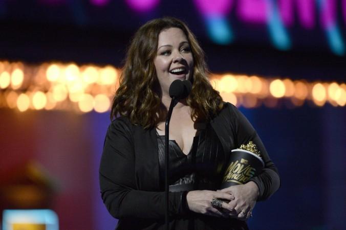 Melissa McCarthy takes the stage to accept the Comedic Genius Award in 2016 MTV Movie & TV Awards 2016 MTV Movie & TV Awards