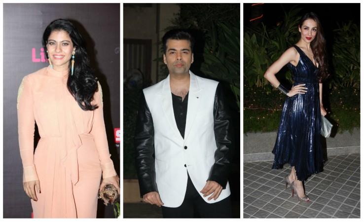 Kajol, Karan Johar and Malaika Arora Kajol, Karan Johar and Malaika Arora