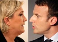 Marine Le Pen and Emmanuel Macron