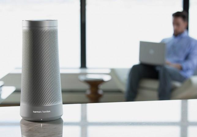 Harman Kardon's speaker Invoke as seen on the official website. Harman Kardon's speaker Invoke as seen on the official website.