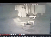 Trespasser caught on CCTV sniffing womans underwear on washing line