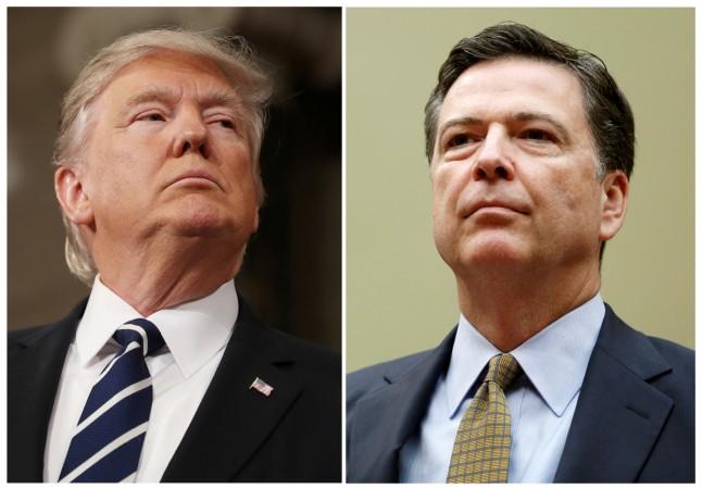 In picture: A combination photo shows U.S. President Donald Trump (L) and FBI Director James Comey Donald Trump and James Comey