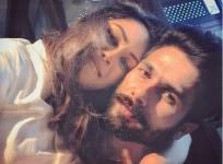 Shahid Kapoor with wife Mira Rajput