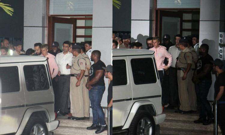 Canadian singer Justin Bieber arrives in India for Purpose Tour Justin Bieber