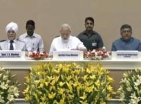 PM Modi, CJI Khehar and Ravi Shankar Prasad