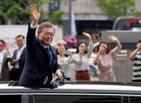 South Korea's President Moon Jae-in, asian stocks rally on south korea presidential elections, indian stock markets, top developments on indian stock markets, asian equities rally