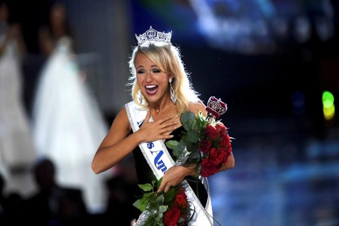Miss Arkansas Savvy Shields, 21, wins the 96th Miss America Pageant inside Boardwalk Hall in Atlantic City, New Jersey, on September 11, 2016 Miss USA 2017