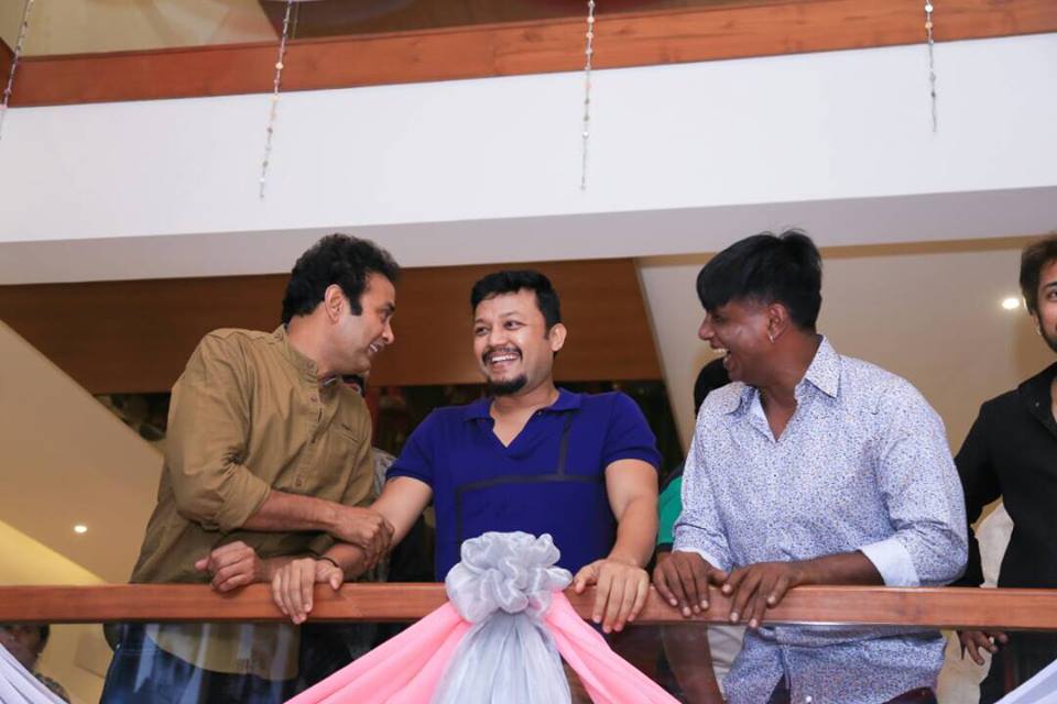 Sharan, Ganesh, Duniya Vijay at Amulya-Jagadish's pre-marriage event