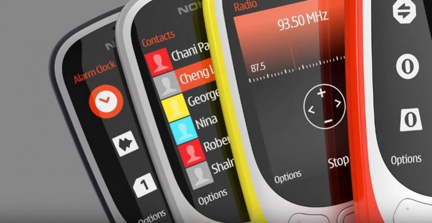 Nokia 3310 as seen in the company's official video Nokia 3310 as seen in the company's official video