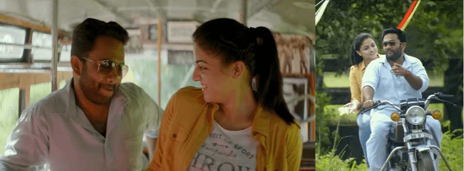 Aju Varghese and Wamiqa Gabbi in Godha movie. Aju Varghese, Wamiqa Gabbi, Godha, Tovino thomas