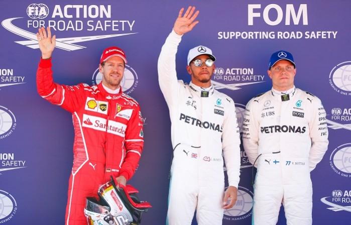 Sebastian Vettel, Lewis Hamilton and Valtteri Bottas. Sebastian Vettel, Lewis Hamilton, Valtteri Bottas, 2017 Spanish Grand Prix, Formula one 2017, Spanish Grand Prix live streaming, Formula One live streaming