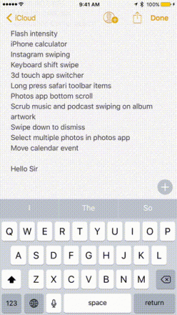 3D Touch App switching