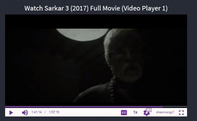 screenshot of leaked version of Sarkar 3 Sarkar 3 leaked