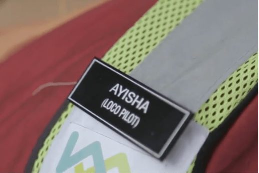 A transgender featured in the video released by Kochi Metro. Kochi metro, transgenders