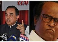 Subramanian Swamy and Rajinikanth