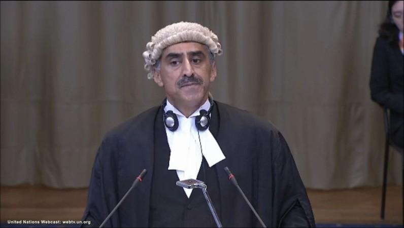 A screengrab of QC Khawar Qureshi as he pleads at the International Court of Justice from Pakistan's side during a public hearing in the case of Kulbhushan Jadhav in The Hague, Netherlands on May 15, 2017. Hague